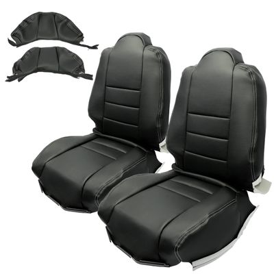 ECOTRIC Synthetic Seat Covers Compatible with 1993 Supra MK4 MKIV