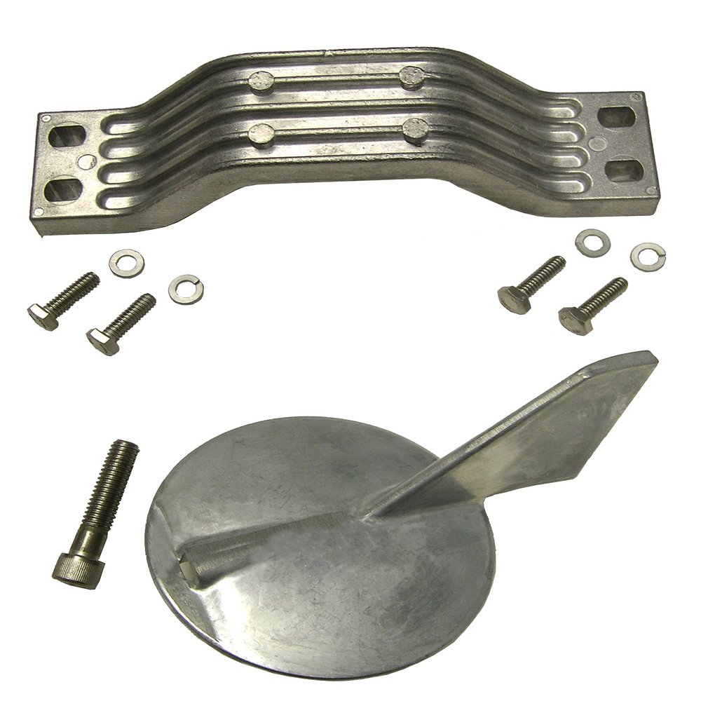 Zinc Anode Kit Fits Yamaha 150-200 HP Outboards Counter Rotating Includes Hardware Replaces 6G5-45251-01, 6K1-45371-02, 95221,CMY150CRKIT US Military Grade Zinc