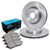 R1 Concepts Rear Brakes and Rotors| Automotive Replacement Brake Kits| Rear Ceramic Brake Pads and Rotors Kit| Fits 2013-2018 Porsche Cayenne view 1