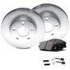 R1 Concepts Rear Brakes and Rotors| Hardware Included| Rear Ceramic Brake Pads and Rotors Kit| Fits 2006 Porsche Cayenne view 1