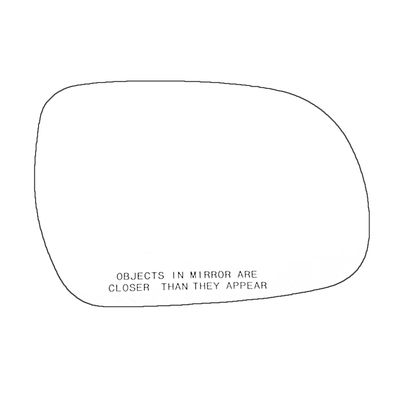 RH Right Passenger Side Mirror Glass Replacement Fits For 2004-2010 Toyota Sienna with Adhesive