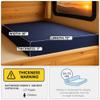 Foamma 3" x 30" x 72", Firm with Water Resistant Cover, Mattress Topper for RV Bunk, Camper, Truck & Travel Trailer, Back Support, CertiPUR-US Certified, Made in USA view 3