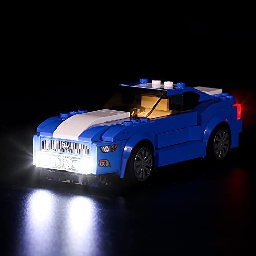 Brick Shine Light Kit for Ford Mustang GT 75871 (Model Set is not Included) (Classic)
