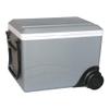 Koolatron Electric Portable Cooler Plug in 12V Car Cooler/Warmer 36 qt (34 L) w/Wheels, No Ice Thermo Electric Portable Fridge for Camping, Travel Road Trips with 12 Volt DC Power Cord, Gray/White. view 1