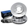 R1 Concepts Rear Brakes and Rotors| Automotive Replacement Brake Kits| Rear Semi Met Brake Pads and Rotors Kit| Fits 2014-2015 Mercedes-Benz CLA250 view 1