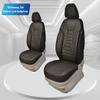 BREMER SITZBEZGE Measure Car Seat Covers Compatible with Peugeot 208 1 Driver & Passenger Set from 2012-2019 / Car Seat Cover Velour Faux Leather Set of 2 in Black view 4