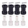 AIMROCK 12mm Hex Hub Extension Wheel Spacer 20mm Offset for 1/10 SCX10 SCX10 II Wraith Gen7 Gen8 D90 RC Crawler Truck (Black, 20mm) view 3