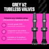 Muc-Off Tubeless Valves/44mm/Grey V2 view 2