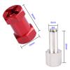 AIMROCK 12mm Hex Hub Extension Wheel Spacer 20mm Offset for 1/10 SCX10 RC Crawler Truck (Red, 20mm) view 2