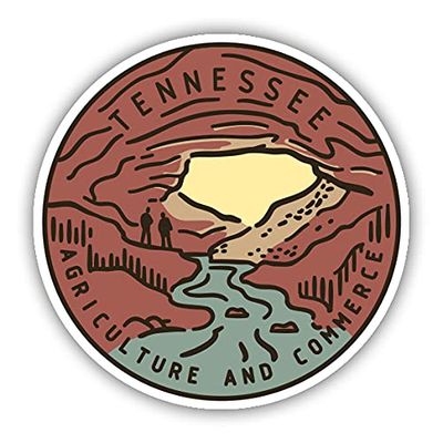 Squiddy Tennessee - Vinyl Sticker for Car, Laptop, Notebook (5" Wide)