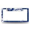 Rico Industries NHL Tampa Bay Lightning Tie Dye 12" x 6" Chrome Tie-Dye Automotive License Plate Frame for Car/Truck/SUV view 1
