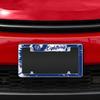 Rico Industries NHL Tampa Bay Lightning Tie Dye 12" x 6" Chrome Tie-Dye Automotive License Plate Frame for Car/Truck/SUV view 2
