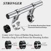 BRCOVAN Aluminum Alloy Handlebar Extender for Bicycle & Motorcycle, Bike Handlebar Extensions with Double Mounting Clamp Bracket, Fit for Round Rails 0.87'' / 1'' / 1.125'' / 1.26'' in Diameter view 4