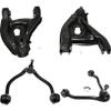 MGPRO Control Arm Kit 4pcs Right Passenger Front Left Driver Upper Lower Side with Ball Joints Rubber Bushing for GMC for Chevy Non Adjustable view 1