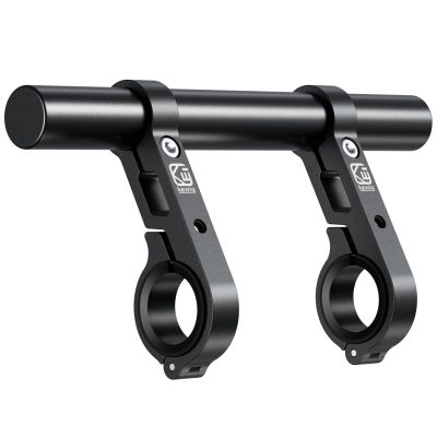 BRCOVAN Aluminum Alloy Handlebar Extender Extensions with 8'' Long Cross Bar with Double Clamp Mounting Base Fit 0.875'' / 1'' / 1.125'' / 1.26'' Handlebars for Bike Bicycle Motorcycle Scooter ATV