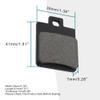 GOOFIT Disc Rear Brake Pads Replacement for 50cc 70cc 90cc 110cc 125cc 150cc 250cc ATV Quad Dirt Bike Go Kart Four Wheeler Pit Bike Taotao Sunl Roketa 2 Pair view 2