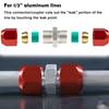 800-642 Line Splice Connector Splicer Coupler For 1/2'' Aluminum Lines, A/C Air Conditioning Repair Splice Connector (For 1/2'' Aluminum Lines) view 2