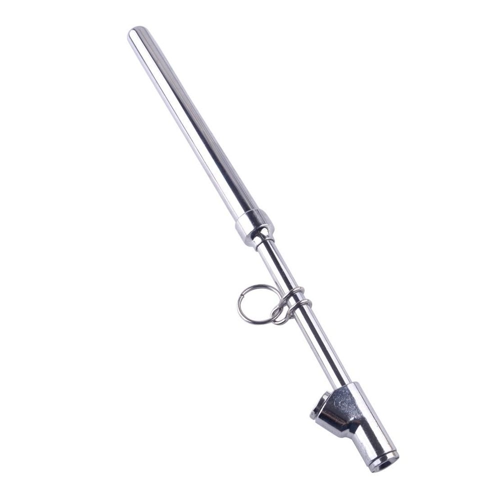 beler Universal Heavy Duty Straight-on Foot Dual Head Truck Tire Air Pressure Gauge 10-150 PSI