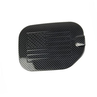 Genericss Car Fuel Tank Cap Cover Door Side Molding Trim for Ford F150 F-150 2021 2022 Auto Accessories Exterior Decoration Carbon Fiber Grain