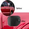 Genericss Car Fuel Tank Cap Cover Door Side Molding Trim for Ford F150 F-150 2021 2022 Auto Accessories Exterior Decoration Carbon Fiber Grain view 2