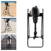 Outboard Boat Motor Cart Outboard Stand Foldable Boat Motor Carrier Cart Dolly Storage Outboard Motor Stand Dolly, 154 LB Heavy Duty Pro Engine Stand with Wear-resistant Rubber Wheels, Black view 4
