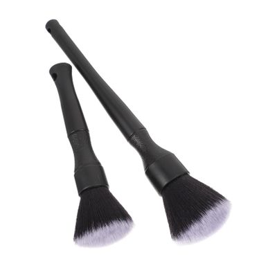 Cabilock 2pcs Versatile Cleaning Brush for Cars Soft Microfiber Bristles for and Detailing for Auto Interior Exterior Cleaning