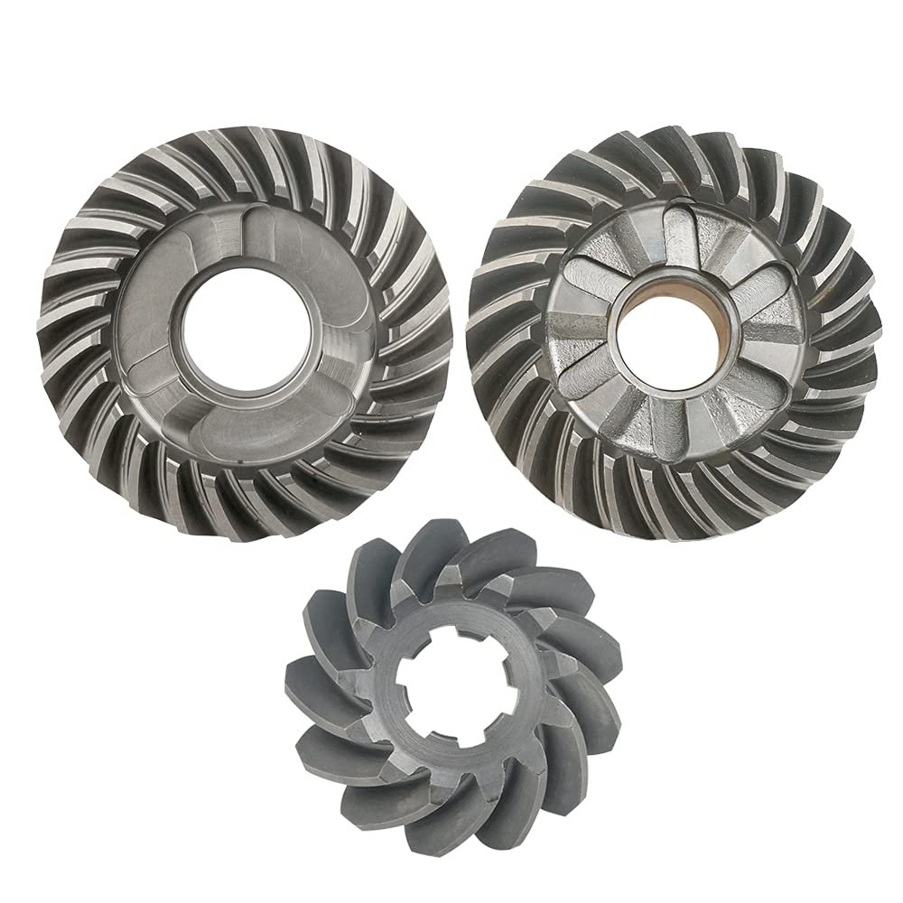 OVERSEE 6H4 Gear Kit for Yamaha Outboard Motor 3 Cyl 40HP 50HP; Forward 6H4-45560-00; Reverse 6H4-45570-00; Pinion 6H4-45551-00