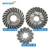 OVERSEE 6H4 Gear Kit for Yamaha Outboard Motor 3 Cyl 40HP 50HP; Forward 6H4-45560-00; Reverse 6H4-45570-00; Pinion 6H4-45551-00 view 2