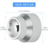 Oil Filter Socket 24mm / 36mm Reversible Fuel Filter Cap Remover and Installer Assistant Compatible with 6.0L / 6.4L Ford Powerstroke Diesel 2003-2010(silver) view 4