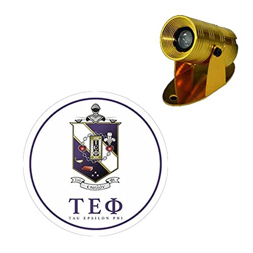 greeklife.store Tau Epsilon Phi Fraternity Universal Custom Waterproof 12V 3D LED Motorcycle Logo Projector Shadow Show 3D Led Tail Light for Motorcycle Bike Wired