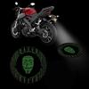 Anonymous Universal Custom Waterproof 12V 3D LED Motorcycle Logo Projector Shadow Show 3D Led Tail Light for Motorcycle Bike Wired view 3