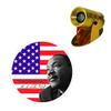 Apedes MLK Universal Custom Waterproof 12V 3D LED Motorcycle Logo Projector Shadow Show 3D Led Tail Light for Motorcycle Bike Wired view 1
