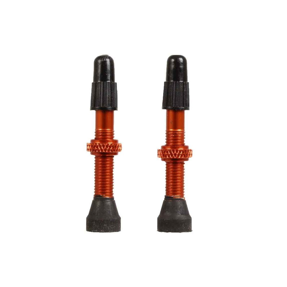 Industry Nine Tubeless Presta Valve Stem, 40mm (Pr) - Orange - TKVAORG
