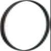 Gates Carbon Drive CDX CenterTrack Belt - 128t, Black view 1