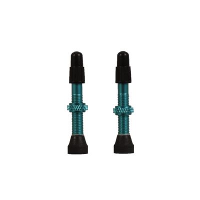 Industry Nine Tubeless Presta Valve Stem, 40mm (Pr) - Turquoise - TKVATUR