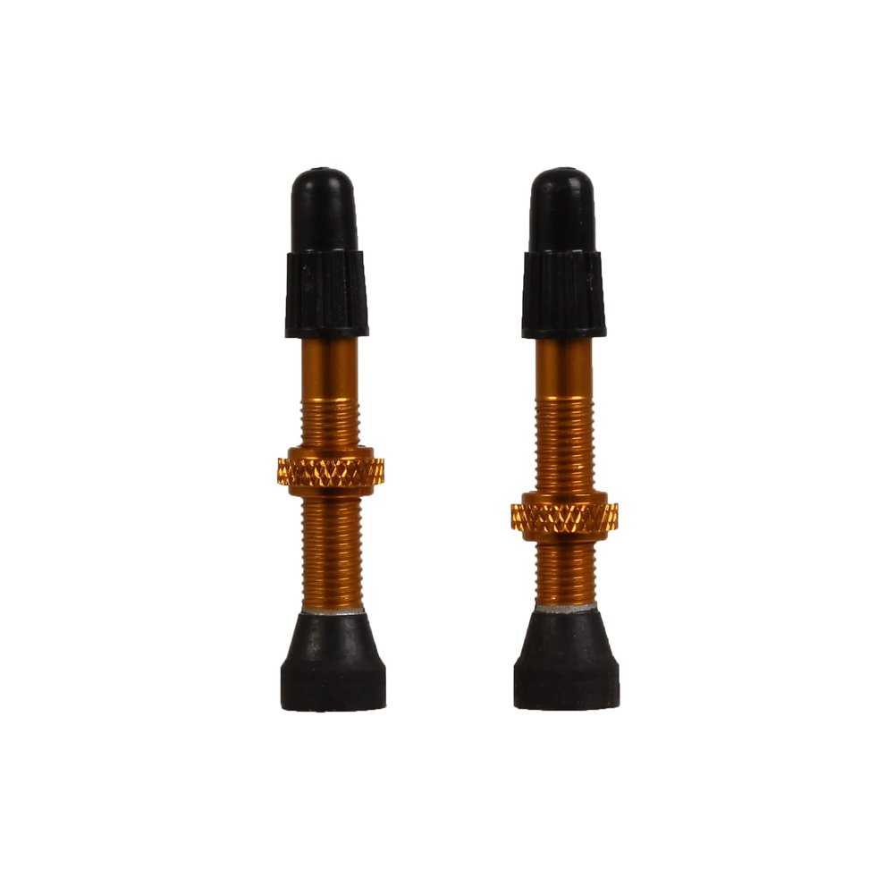 Industry Nine Tubeless Presta Valve Stem, 40mm (Pr) - Gold - TKVAGLD