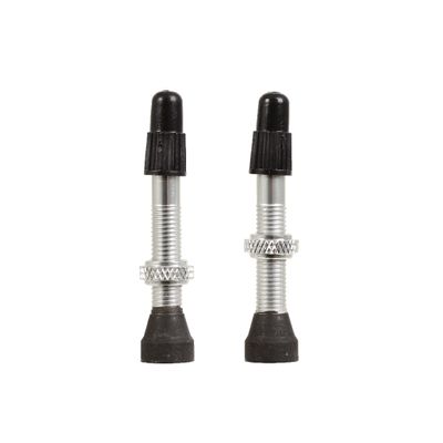 Industry Nine Tubeless Presta Valve Stem, 40mm (Pr) - Silver - TKVASIL