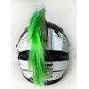 3T-SISTER Helmet Mohawk Hawk Cosplay Wig Helmet Accessory for Motorcycle Bicycle Ski Helmets Real Hair Decorations (Helmet not Included) (Blue) view 3