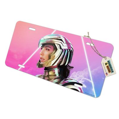 GRAPHICS & MORE Wonder Woman 1984 Golden Eagle Armor with Helmet Novelty Metal Vanity Tag License Plate