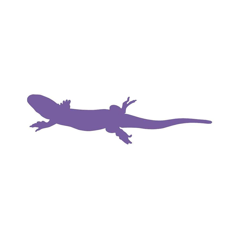 Dark Spark Decals Salamander Silhouette 3 inch Lavender Indoor Outdoor Vinyl Decal