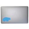 Dark Spark Decals Nestled Tree Frog Silhouette 8 inch Light Blue Indoor Outdoor Vinyl Decal view 3