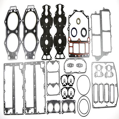 OVERSEE 6E5-W0001 Power Head Gasket Kit for Yamaha 2T Outboard Motor V4 15-130HP 6E5-W0001-01 6E5-W0001-A2 6F3-W0001