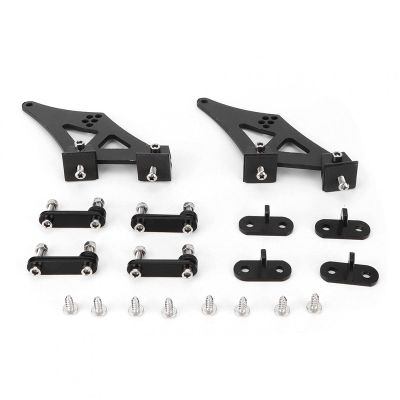 KIMISS Spoiler Mounting Brackets, 5" Universal Car CNC Aluminum Alloy Rear Wing Trunk Racing Tail Spoiler Legs Mount Brackets