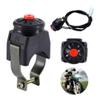 KIMISS Universal Kill Switch Horn Button Stop 22mm Handlebar for Motorcycle Motorbike + Dirt Bike Kill Switch Start Switch Dirt Bike Kill Switch clamp 110cc Dirt Bike Kill Switch mot view 3