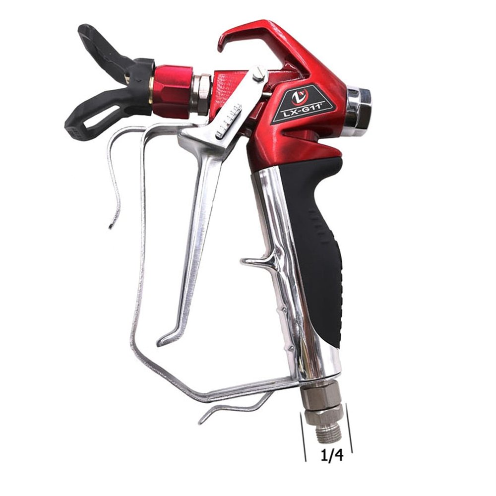 Multi-Purpose Materials 3600PSI Professional 1/4",3/8" Airless Spray Gun Paint Putty Sprayer Gun For Wagner Pump High Pressure Airless Sprayer (Color : Connect 2)