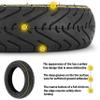 YBang 60/70-6.5 tubeless tire with valve for Segway Ninebot Max G30 / G30E / G30LP electric scooter solid rubber tires 10-inch anti-slip explosion-proof tires (2 Pcs) view 3
