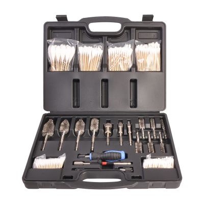 Professional Diesel Injector Seat Brush Master Cleaning Kit, Cylinder Heads Stainless Steel