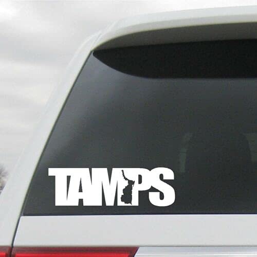 Tamaulipas Sticker TAMPS Vinyl Decal Mexico State Reynosa Tampico ESTADO Sticker for Car Vinyl Decal Truck Window Bumper Sticker Laptop Decal (Black, 6.5" 2")