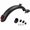 Rear Mudguard for M365, Black Electric Scooter with Taillight, ABS PC Material, Bracket Support Accessory view 1