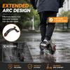 Rear Mudguard for M365, Black Electric Scooter with Taillight, ABS PC Material, Bracket Support Accessory view 3